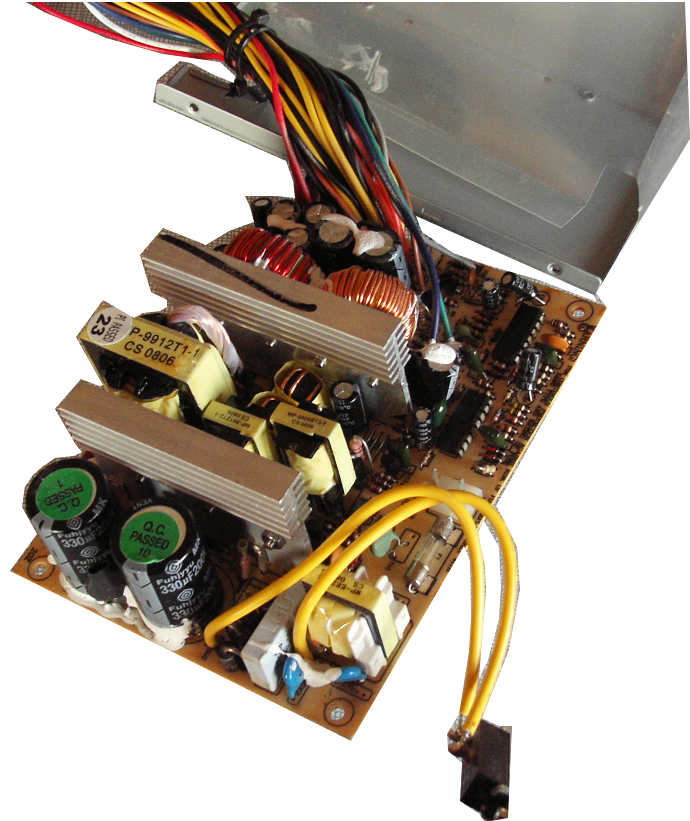 alim ATX photo coté composant