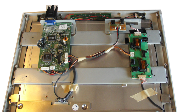 photo de l'intérieur de l'écran