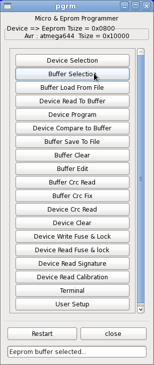 Avr eeprom programming