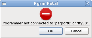 no connection message